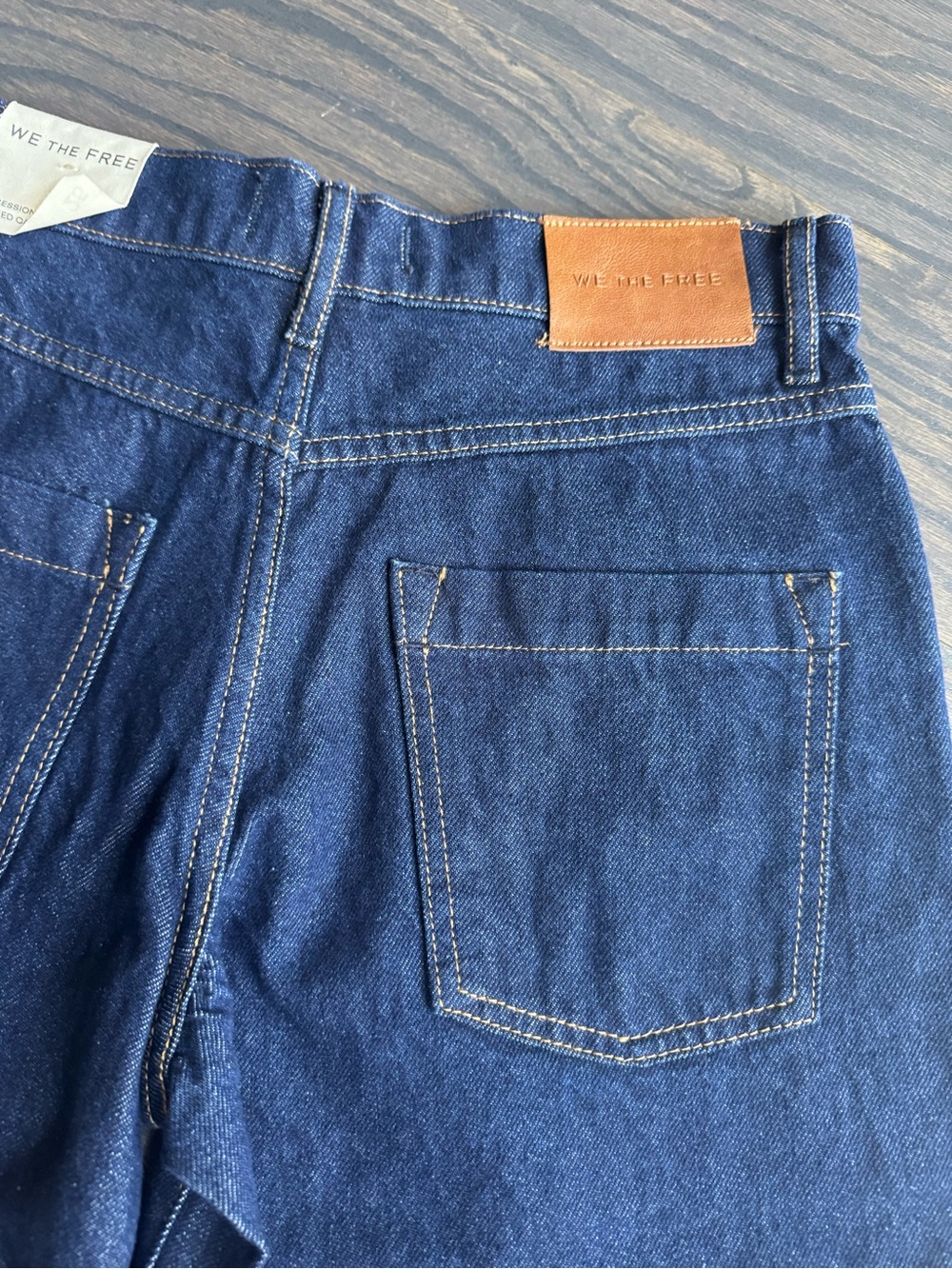 We The Free Jam Session Relaxed Capri Jeans Size 25 NWT Free People - Picture 10 of 13